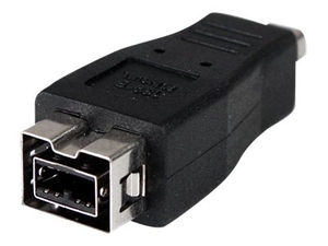 StarTech.com IEEE-1394 FireWire Adapter - 9 Pin to 4 Pin F/M - IEEE 1394 adapter