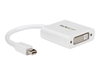 StarTech.com Mini DisplayPort to DVI Adapter - White - 1920 x 1200 - Mini DP to DVI Converter for Your Mac or Windows Computer (MDP2DVIW) - DVI adapter - 17 cm