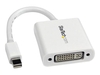 StarTech.com Mini DisplayPort to DVI Video Adapter - White - DVI adapter - 17 cm