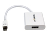 StarTech.com Mini DisplayPort to HDMI Active Video and Audio Adapter Converter video converter - white