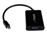 StarTech.com Mini DisplayPort to VGA Adapter with Audio - Mini DP to VGA Converter - 1920x1200 (MDP2VGAA) - video converter - black
