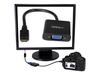 StarTech.com Mini HDMI® to VGA Adapter Converter for Digital Still Camera / Video Camera - 1920x1080 - Mini HDMI Male to VGA HD15 Female (MNHD2VGAE2) - video converter - black