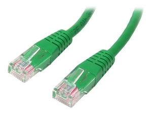 StarTech.com Molded Cat 5e UTP Patch Cable - patch cable - 15 m - green