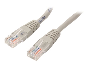 StarTech.com Molded Cat 5e UTP Patch Cable - patch cable - 15 m - grey