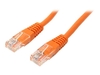 StarTech.com Molded Cat 5e UTP Patch Cable - patch cable - 15 m - orange