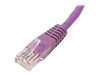StarTech.com Molded Cat 5e UTP Patch Cable - patch cable - 15 m - purple