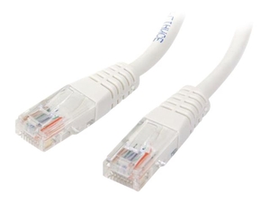 StarTech.com Molded Cat 5e UTP Patch Cable - patch cable - 15 m - white