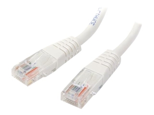 StarTech.com Molded Cat 5e UTP Patch Cable - patch cable - 15.2 m - white