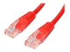 StarTech.com Molded Cat 5e UTP Patch Cable - patch cable - 3 m - red