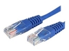StarTech.com Molded Cat5e Crossover UTP Patch Cable - crossover cable - 0.9 m - blue