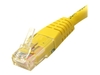 StarTech.com Molded Cat6 Crossover UTP Patch Cable - crossover cable - 2.1 m - yellow