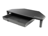 StarTech.com Monitor Riser Stand for Corner Workstation - For up to 32" Monitors - Height Adjustable - Corner Monitor Stand (MONSTNDCORNR) - stand - for Monitor