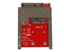 StarTech.com mSATA SSD to 2.5in SATA Adapter Converter - mSATA to SATA Adapter for 2.5in bay with Open Frame Bracket and 7mm Drive Height (SAT32MSAT257) - storage controller - SATA 6Gb/s - SATA 6Gb/s