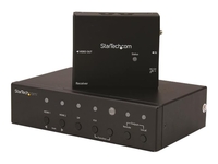 StarTech.com Multi-Input HDBaseT Extender with Built-in Switch - DisplayPort VGA and HDMI Over CAT5 or CAT6 - Up to 4K - up to 230 ft (STDHVHDBT) - video/audio extender - HDMI