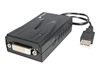 StarTech.com Professional USB to DVI External Dual or Multi Monitor Video Adapter external video adapter - DisplayLink DL-195 - 16 MB - black