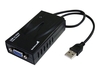 StarTech.com Professional USB to VGA External Dual or Multi Monitor Video Adapter external video adapter - DisplayLink DL-195 - 16 MB - black