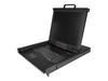 StarTech.com Rackmount KVM Console,  Single Port VGA KVM with 17" LCD Monitor for Server Rack,  Fully Featured Universal 1U LCD KVM Drawer with Cables & Hardware,  USB Support,  50, 000 MTBF - LCD KVM Concole Drawer (RKCONS1701) - KVM console - 17"