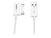 StarTech.com Right Angle Apple 30-pin Dock to USB Cable iPhone iPod iPad - charging / data cable - 1 m