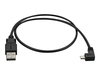 StarTech.com Right Angle Micro USB Cable - 1 ft / 0.5m - 90 degree - USB Cord - USB Charger Cable - USB to Micro USB Cable (USBAUB50CMRA) - USB cable - Micro-USB Type B to USB - 50 cm