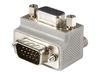 StarTech.com Right Angle VGA Adapter - Right Angle VGA to VGA - Male/Female - Type 1 - VGA Adapter Cable (GC1515MFRA1) - VGA adapter