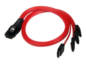 StarTech.com SFF-8087 to 4x SATA - Internal Mini SAS to SATA Reverse Cable - SATA / SAS cable - 50 cm