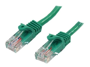 StarTech.com Snagless Cat 5e UTP Patch Cable - patch cable - 15 m - green