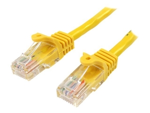 StarTech.com Snagless Cat 5e UTP Patch Cable - patch cable - 15 m - yellow