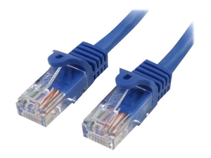 StarTech.com Snagless Cat 5e UTP Patch Cable - patch cable - 1.8 m - blue
