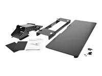 StarTech.com Under Desk-Mount Keyboard Tray - 26.4” Wide - Adjustable - Ergonomic Slide-Out Keyboard Shelf with Tilt and Swivel (KBTRAYADJ) - keyboard drawer