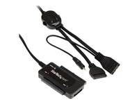 StarTech.com USB 2.0 to IDE SATA Adapter - 2.5 / 3.5" SSD / HDD - USB to IDE & SATA Converter Cable - USB Hard Drive Adapter (USB2SATAIDE) - storage controller - ATA / eSATA - USB 2.0