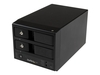 StarTech.com USB 3.0 / eSATA Hot Swap HDD Enclosure with UASP - 2-Bay Trayless 3.5" SATA III (6 Gbps) Hard Drive Enclosure (S352BU33RER) - hard drive array