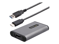 StarTech.com USB 3.0 HDMI Video Capture Device,  4K Video Capture Adapter/External USB Capture Card,  UVC,  Live Stream,  HDMI Audio/Video Screen Recorder,  Works w/ USB-A,  USB-C,  Thunderbolt 3 - Windows/Mac/Ubuntu (4K30-HDMI-CAPTURE) - video capture adapter -