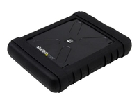 StarTech.com USB 3.0 to 2.5" SATA SSD/HDD Enclosure - UASP Enhanced External Hard Drive Enclosure - MIL-STD-810G Rated Case (S251BRU33) - storage enclosure - SATA 6Gb/s - SATA 6Gb/s,  USB 3.0