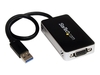 StarTech.com USB 3.0 to VGA External Video Card Multi Monitor Adapter 2048x1152 external video adapter - T5-302 - 16 MB - black