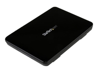 StarTech.com USB 3.1 (10Gbps) Type-C Enclosure - Tool-Free Enclosure - External Hard Drive Enclosure for 2.5in SATA SSD/HDD (S251BPU31C3) - storage enclosure - SATA 6Gb/s - USB 3.1 (Gen 2)
