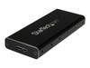 StarTech.com USB 3.1 Gen 2 (10Gbps) Enclosure - Portable mSATA SSD Enclosure - Aluminum mSATA Drive Enclosure with UASP (SMS1BMU313) - storage enclosure - SATA 6Gb/s / mSATA - USB 3.1 (Gen 2)