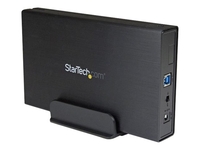 StarTech.com USB 3.1 Gen 2 External Hard Drive Enclosure for 3.5" SATA Drives - Fan-less UASP Enhanced Single Drive Enclosure (S351BU313) - storage enclosure - SATA 6Gb/s - USB 3.1 (Gen 2)