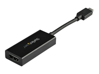 StarTech.com USB 3.1 Type C to HDMI Adapter with HDR - 4K 60Hz - TB3 Compatible - Windows & Mac Compatible Black USB C to HDMI Monitor Converter (CDP2HD4K60H) - external video adapter - MegaChips MCDP2900 - black