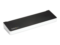 StarTech.com USB-C Dock,  4K Triple Monitor USB Type-C Docking Station with Dual DisplayPort & HDMI,  100W Power Delivery + Charging,  USB 3.0/3.1 Gen 1 Hub (1x USB-C + 4x USB-A) w/ Ethernet - 100W PD Laptop Dock (DK30CH2DEPUE) - docking station - USB-C - HD
