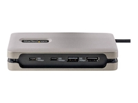 StarTech.com USB-C Multiport Adapter,  4K 60Hz HDMI 2.0b,  HDR,  USB 3.2 Gen 2 10Gbps Hub (2xUSB-C,  1xUSB-A),  100W PD Pass-Through,  Mini Travel Dock,  12"/30cm Cable,  Laptop Docking Station - docking station - USB-C 3.2 Gen 2 / Thunderbolt 3 / Thunderbolt 4 -