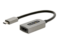 StarTech.com USB C to HDMI Adapter,  4K 60Hz UHD Video,  HDR10,  USB-C to HDMI 2.0b Adapter Dongle,  USB Type-C DP Alt Mode to HDMI Monitor/Display/Projector,  USB C to HDMI Converter,  M/F - Thunderbolt 3 Compatible - adapter - HDMI / USB - 13 cm