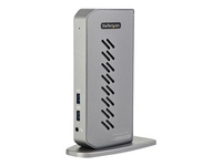 StarTech.com USB-C USB-A Dock,  Hybrid Universal USB 3.0 Docking Station for USB-C or USB-A Laptop,  Dual Monitor 4K 60Hz HDMI/DisplayPort,  6x USB-A Hub,  Gigabit Ethernet,  USB 3.1/3.2 Gen 1 - Dual 4K USB-C Dock (DK30A2DHUUE) - docking station - USB - 2 x HD
