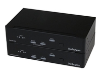 StarTech.com USB DVI KVM Console Extender w/ Serial & Audio Over MM Fiber - 2km - Fiber DVI KVM Extender (SV565FXDUSA) - KVM / audio / serial extender