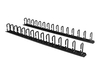 StarTech.com Vertical 0U Server Rack Cable Management w/ D-Ring Hooks - 40U Network Rack Cord Manager Panels - 2x 3ft Wire Organizers (CMVER40UD) - D-ring cable management kit - 40U