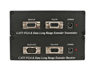 StarTech.com VGA Video Extender over Cat 5 with RS232 - monitor/serial extender