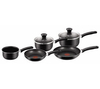 TEFAL A1799444 Delight 5-piece Non-stick Pan Set - Black