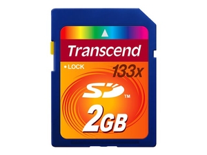 Transcend Ultra Performance 133X - flash memory card - 2 GB - SD