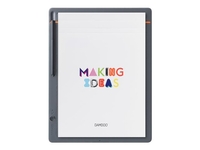 Wacom Bamboo Slate Large - digitiser - Bluetooth - medium grey with orange accents