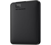 WD Elements Portable Hard Drive - 5 TB,  Black