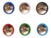 Whitecroft Essentials - thumbtacks - cello top - 9.5 mm - assorted colours - pack of 10 x 100
